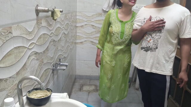 Indian step brother saw his sister fucking and even after obeying his demand to fuck, he fucked sister's husband's ass roleplay in hindi