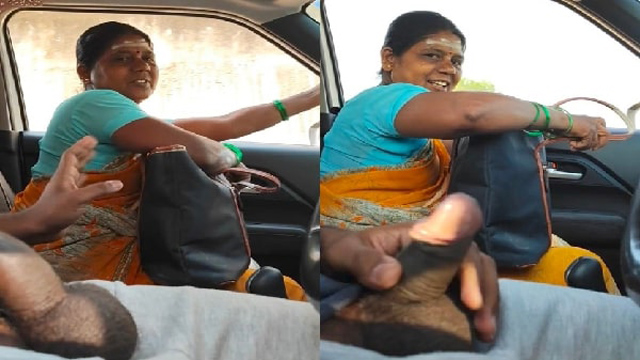 Desi Mallu Aunty Ko Lift – K Bahane Se Dikhaya Lund