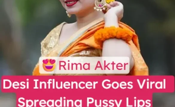 Desi influencer Rima Akter fully naked spreading pussy lips close up on cam