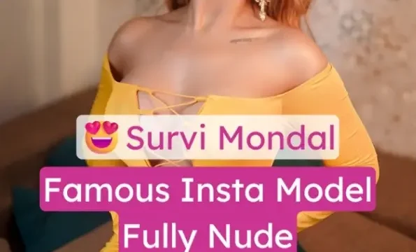 Famous Insta Model Survi Mondal Fully Nude Slapping Her Ass And Pressing Big Boobs!