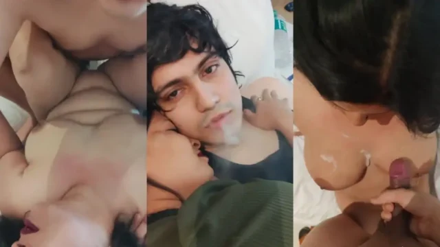 Horny bhabhi takes a smoke break then gets her wet pussy fucked hard by a young guy