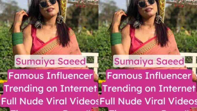 Sumaiya Saeed Nude Threesome Blowjob & Fucking Videos Viral