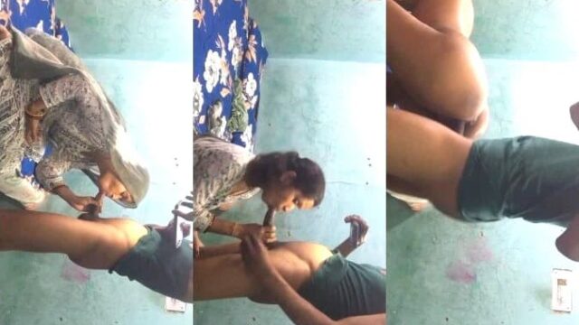 Sleepy Desi Bhabhi's Big Boobs Grabbed And Squeezed Hard In Hotel MMS