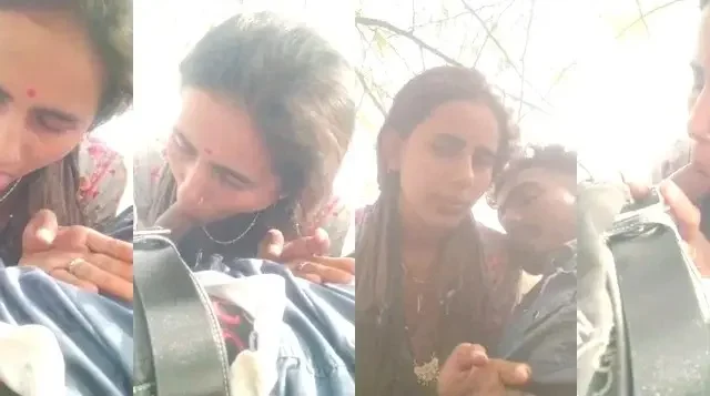 MMS Of Cheating Desi Bhabhi Giving Sloppy Blowjob To Lover