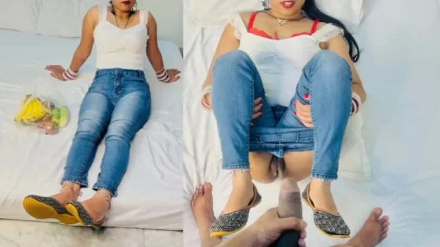 Bhabhi ko fruits dekhke lalach aaya aur chod diya