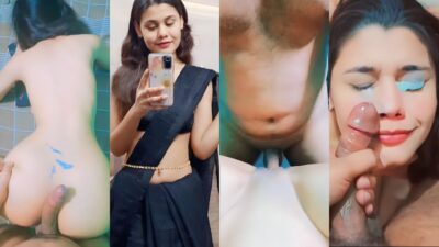 Free Desi Porn MMS Cute Horny Randi GF Ass Fucking and Cum on Face